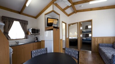 Wattle Glen Premium Cabin interior