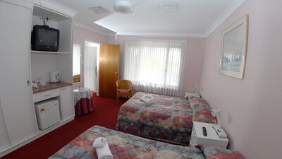 Double and single bed with tea coffee making facilities