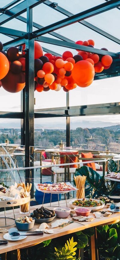Bar Restaurant Dining Rooftop Panoramic Views