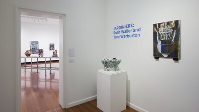 Image: installation of Jardinière, ANU Drill Gallery, 1 September - 22 October 2023.