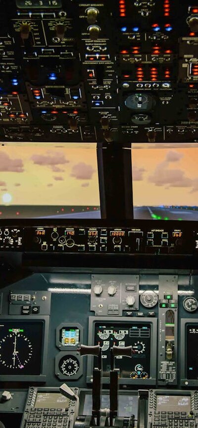 Jet Flight Simulator Sunset