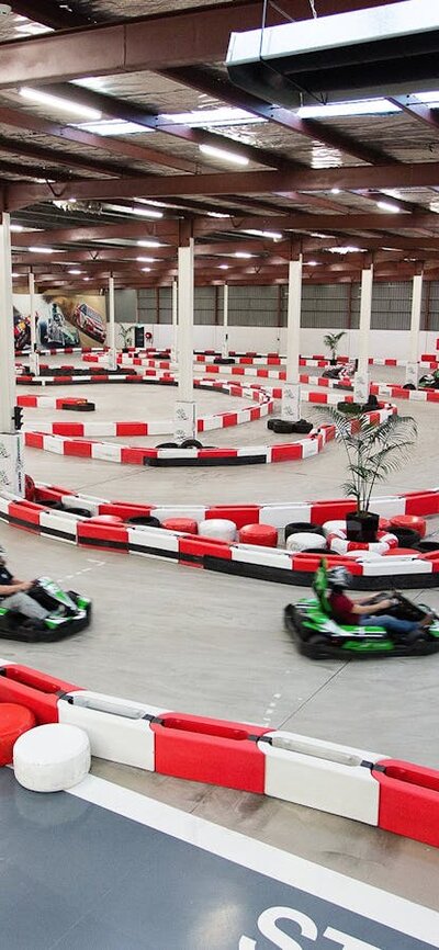 View of the Power Kart Track