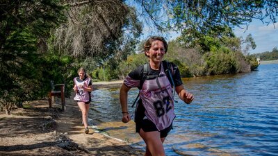 runners at the women only adventure race