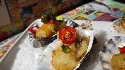 salt and pepper rock oysters