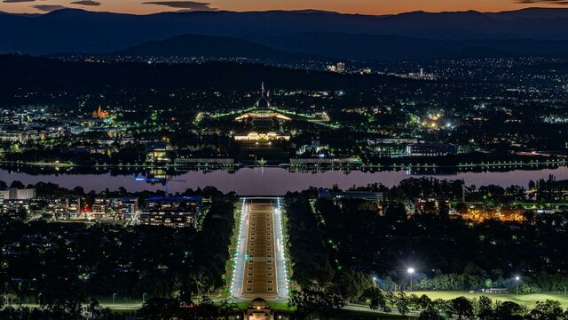Sunset Mt Ainslie Sunset Mt Ainslie