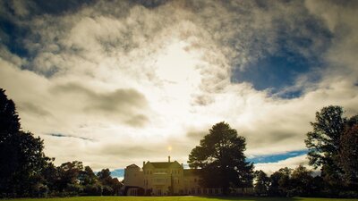 Picture of the lawns of Government House Canberra