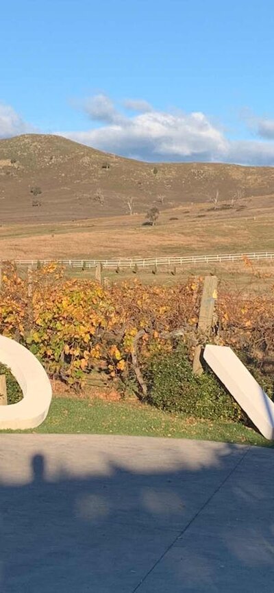 LOVE sign at Brindbella Hills winery