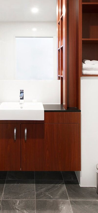 Bathroom and Laundry Facilities at Abode Narrabundah