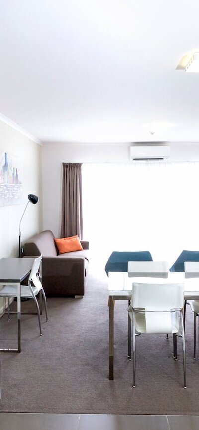 Interior of a Abode Tuggeranong one bedroom apartment