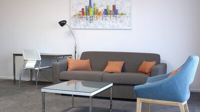 Interior of a living area at Abode Tuggeranong