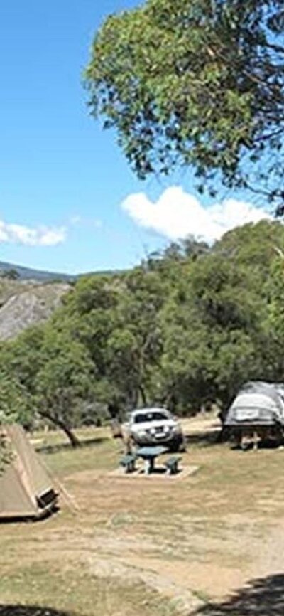 Blue Waterholes campground, Kosciuszko National Park. Photo: Elinor Sheargold/DPIE