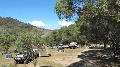 Blue Waterholes campground, Kosciuszko National Park. Photo: Elinor Sheargold/DPIE