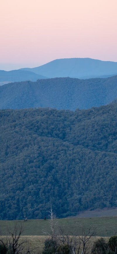 A view from the house looking towards the Brindabella mountain ranges.