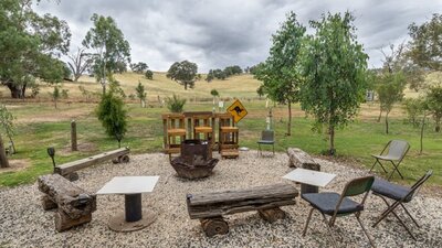 Outdoor fire place