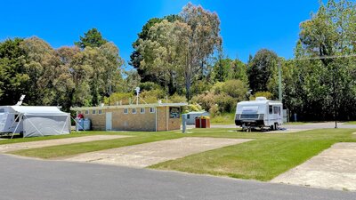 Gunning Caravan Park  - Caravan Slabs