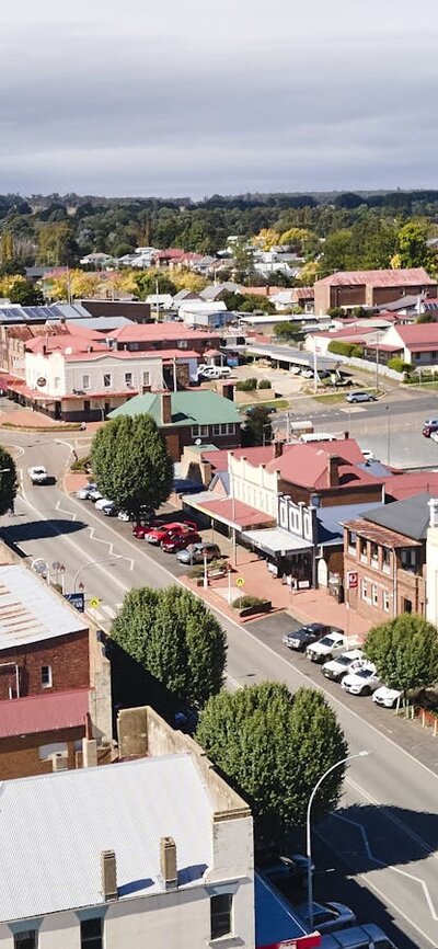 Aerial image of Crookwell