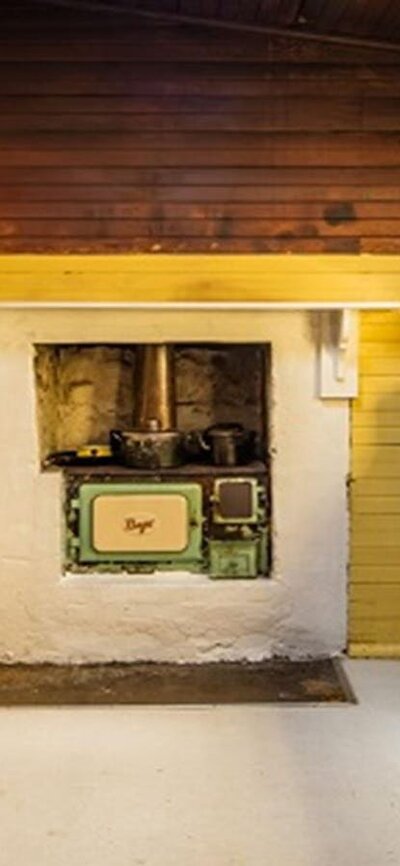 Daffodil Cottage kitchen, Kosciuszko National Park. Photo: Murray Vanderveer/OEH
