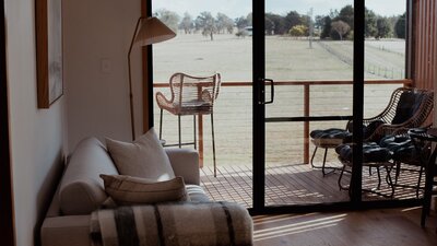 Image showing a lounge and stunning deck