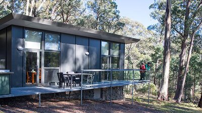 Lyrebird Cottage, Yarrangobilly Caves area, Kosciuszko National Park. Photo: Boen Ferguson/OEH.