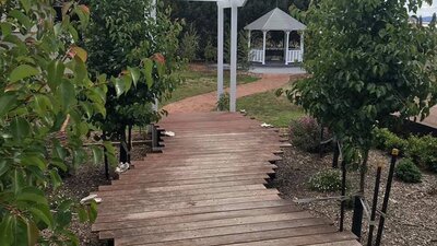 Railway Barracks  Garden