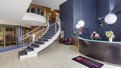 Entrance to Ramada Encore Reception area