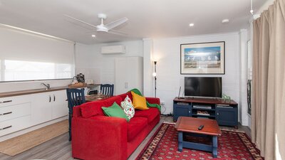 Catch up with a movie or your fav shows in  comfort