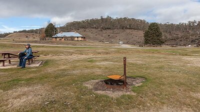 Yarrangobilly Village campground, Kosciuszko National Park. Photo: Murray Vanderveer/NSW Government