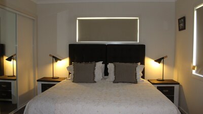 Master bedroom with ensuite