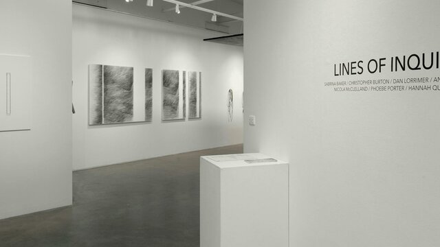 ANCA Gallery Lines of Inquiry, 2016