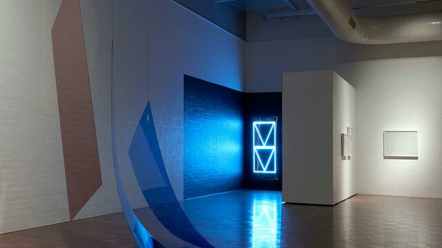 'Vanishing Point' 2019, exhibition installation view. 'Vanishing Point' 2019, exhibition installation view.