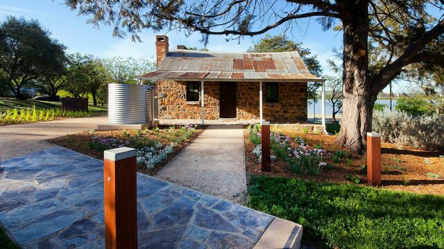 Blundells Cottage Fenceline posts Blundells Cottage
