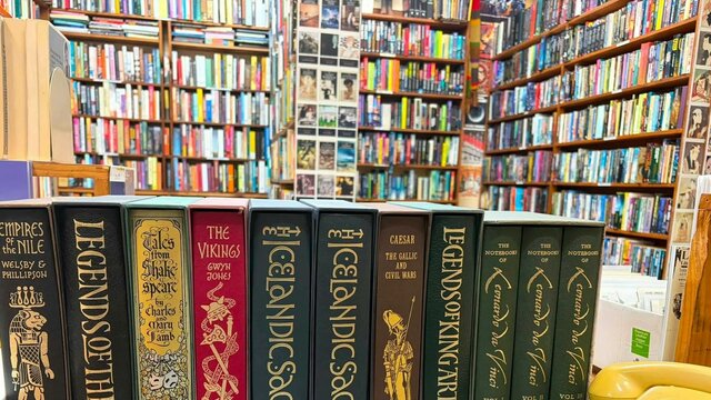 Book Lore Books inside Book Lore bookshop Canberra