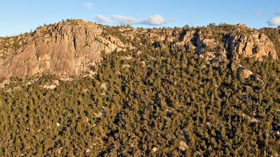 View of Booroomba Rocks