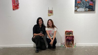 Emma Rani Hodges and Jacqui Meng exhibiting at CCAS Manuka