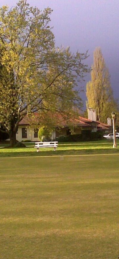 View to the Hyatt Hotel from the Clubhouse lawn 2