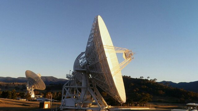 Deep space communication antennas Deep Space Station 34 Deep space communication antennas