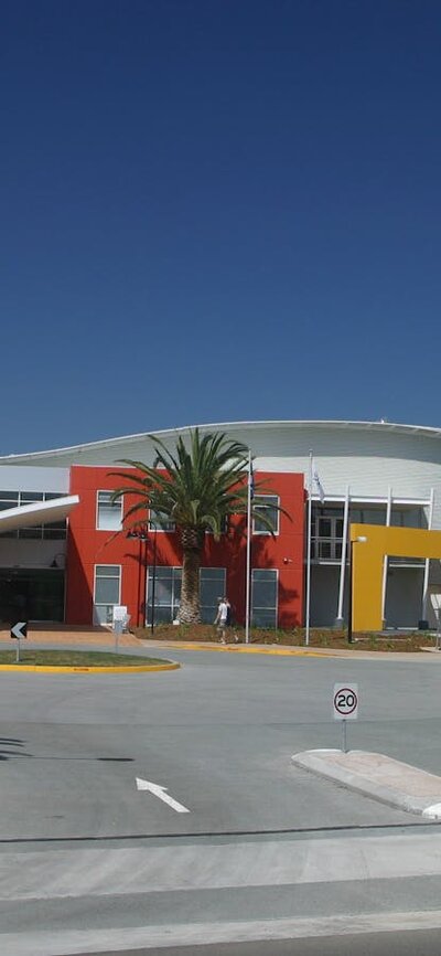 The outside view of Canberra International Sports and Aquatic Centre