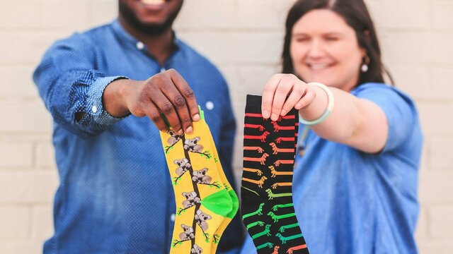 This is a photo od the co-founders Emma and Evi