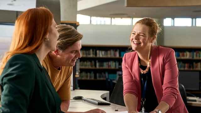 Charles Bean Research Centre at the Australian War Memorial Staff at the Research Centre welcoming visitors