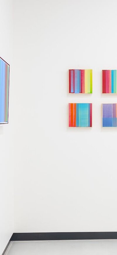 Works by Nicci Haynes and Stefanie Schulte in Exhiibition No.1 at Civic Art Bureau Exhibition No.1 photo of works