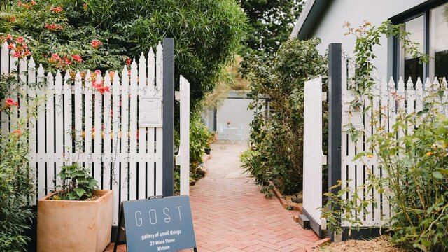 Entrance leading to Gallery of Small Things (GOST) Gallery of Small Things (GOST)