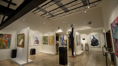 Wide shot of Gallery from This is now exxhibition
