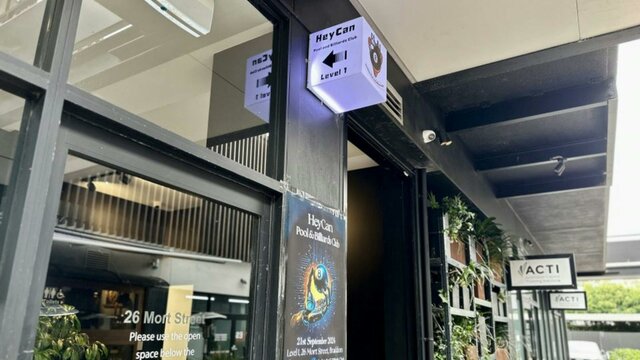 entrance of the lift and stairs entrance of the venue