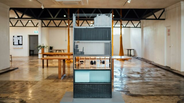 Installation view of Basic Constructs exhibition by Jeremy Lepisto Installation view of Basic Constructs exhibition by Jeremy Lepisto