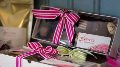 Gift boxes of chocolate