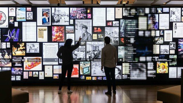 Connections Gallery digital wall Connections Gallery digital wall