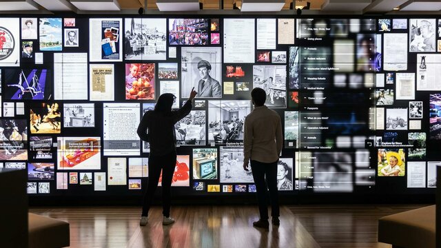 Connections Gallery digital wall Connections Gallery digital wall