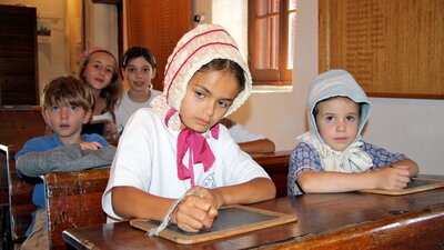 Children from St John's Parish in Schoolhouse