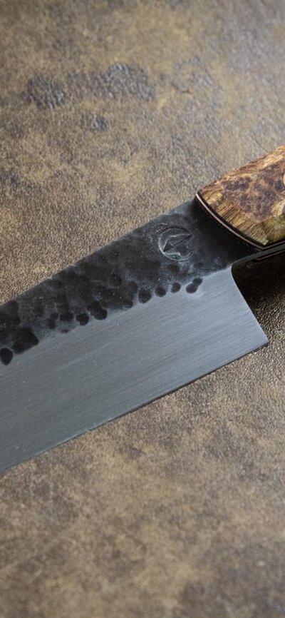 handmade stainless steel Japanese kitchen knife