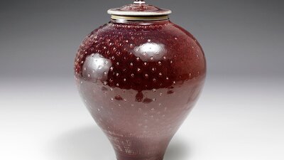MC Copper red jar